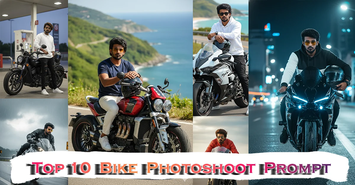 Top 10 Bike Photoshoot Prompts for Epic Motorcycle Photography