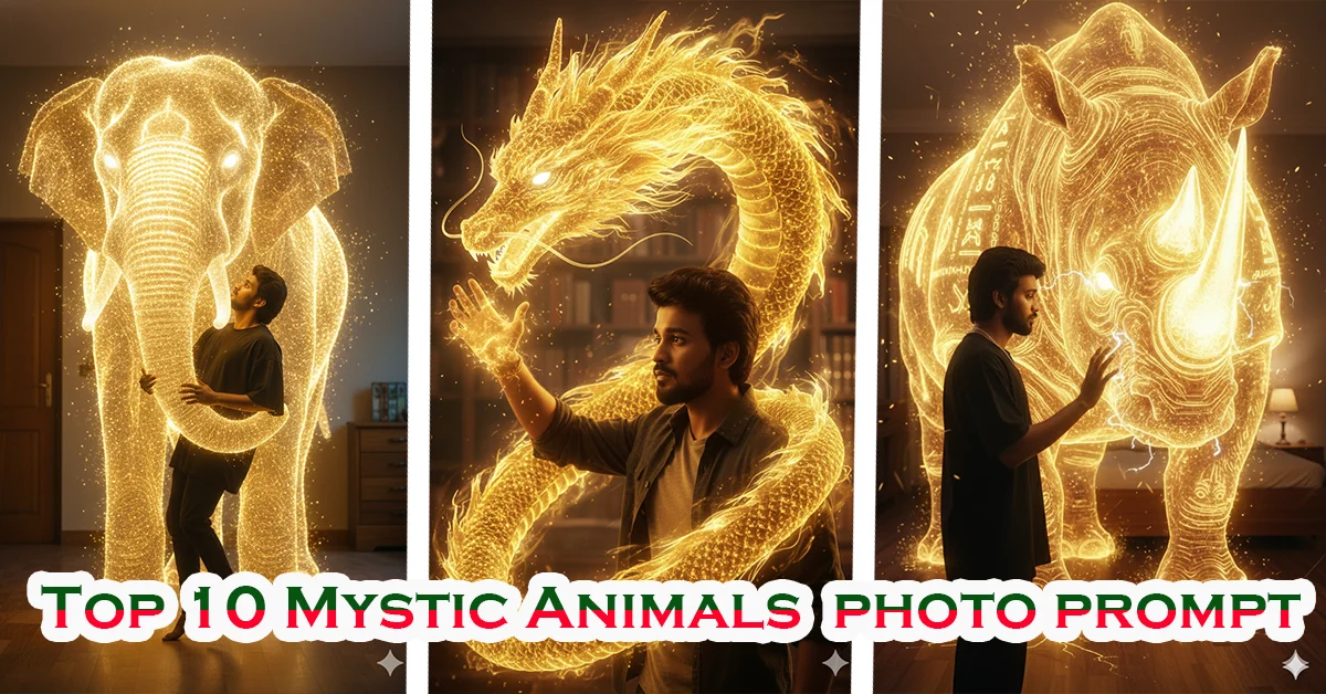 Mystical Spirit Animals of Light – AI Photo Prompt Guide