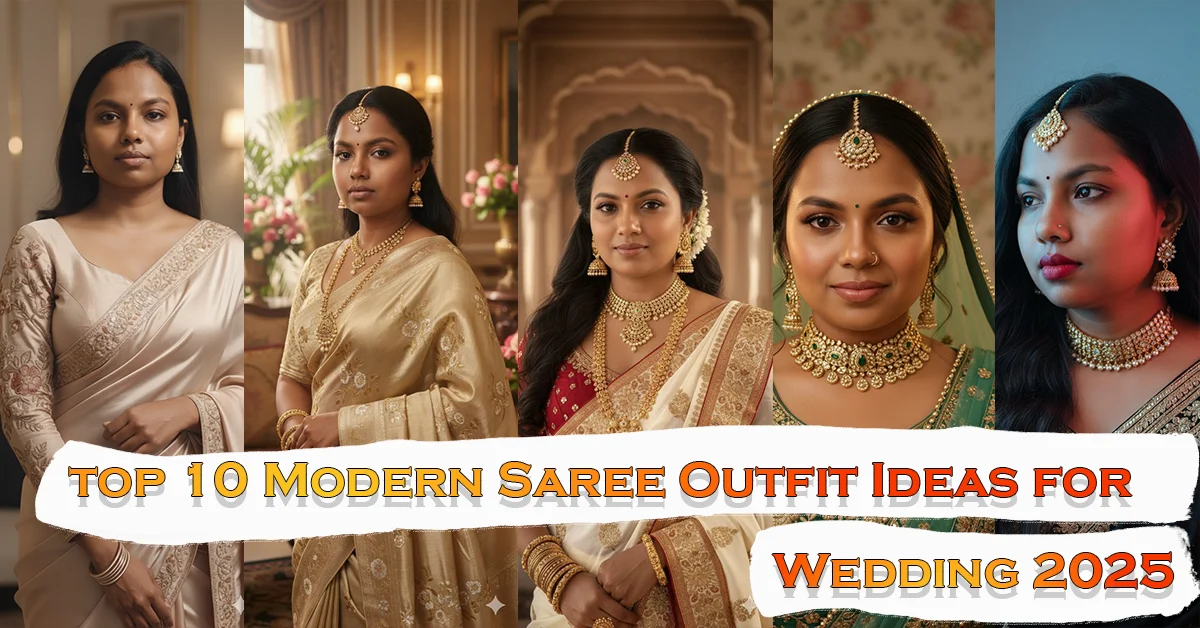 🌸 10 Modern Saree Outfit Ideas for Wedding Guests (2025 Guide)