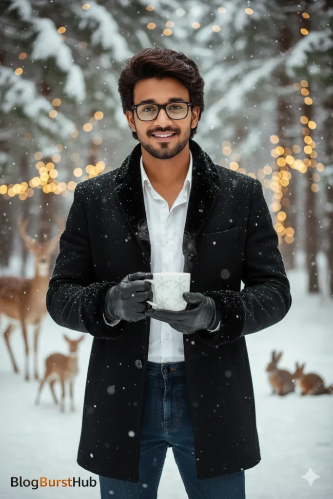 elegant-winter-portrait-with-coffee-and-snowfall