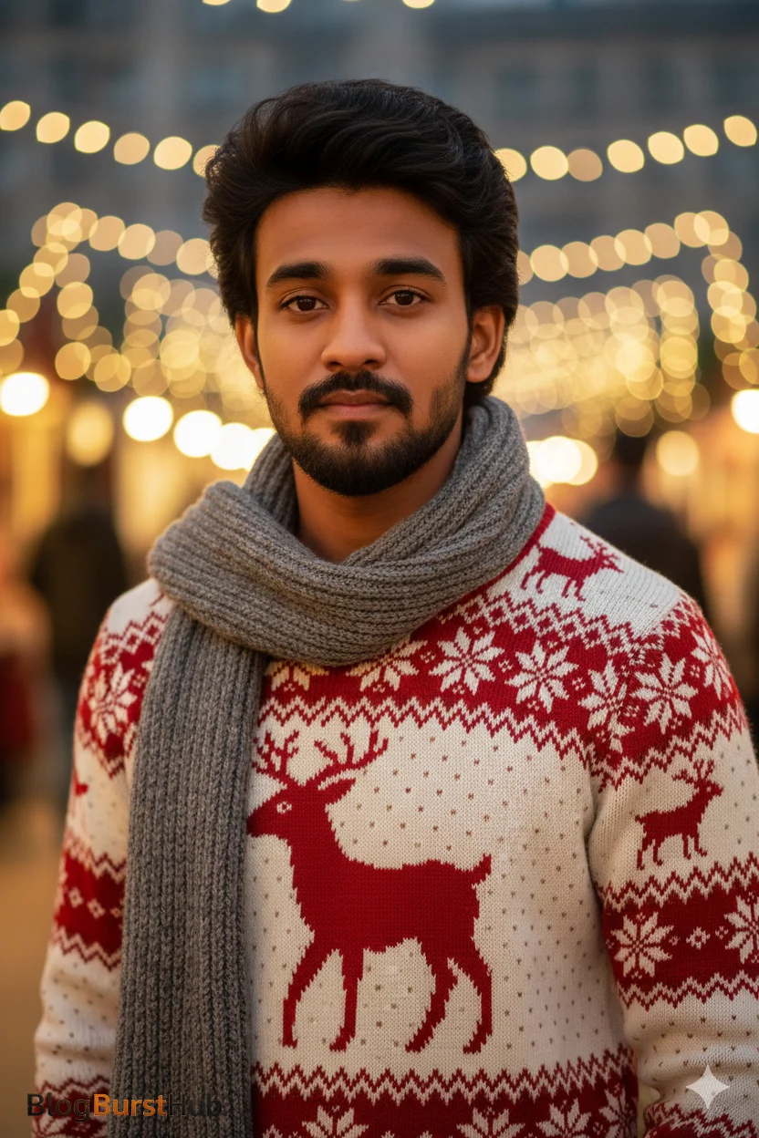 festive-winter-portrait-with-golden-christmas-lights