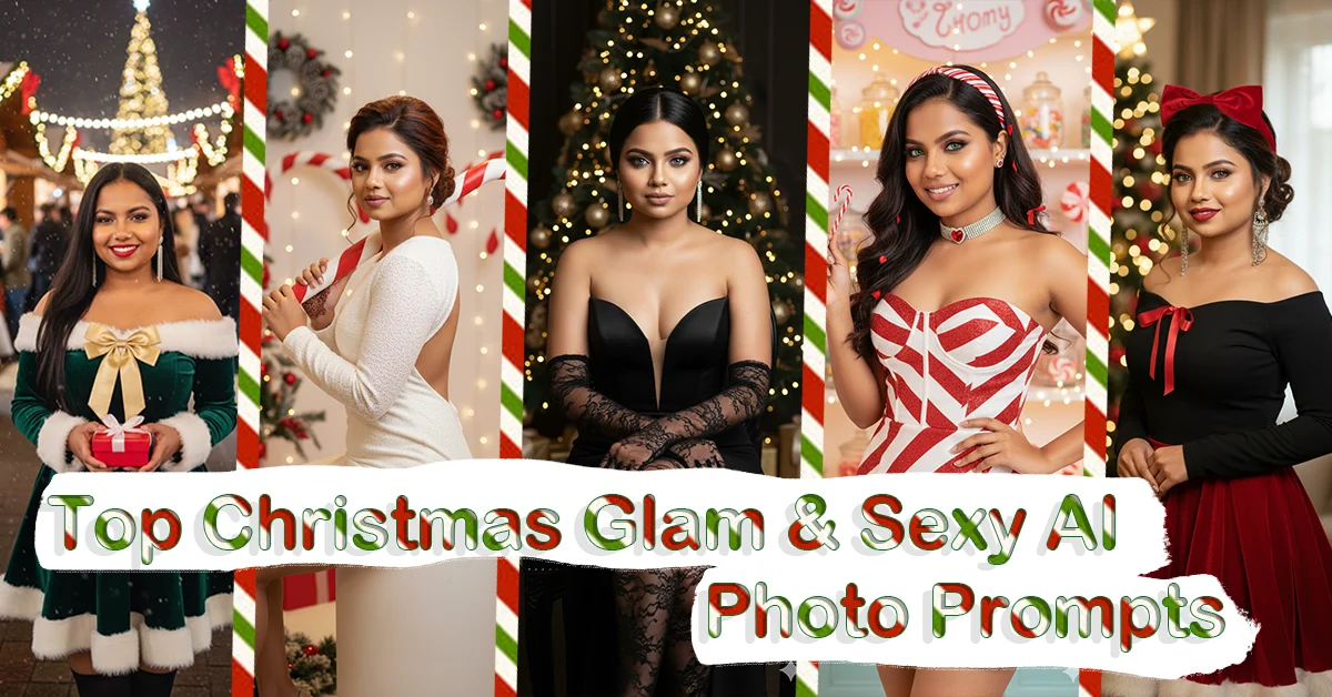 Top Christmas Glam & Sexy AI Photo Prompts Using Gemini