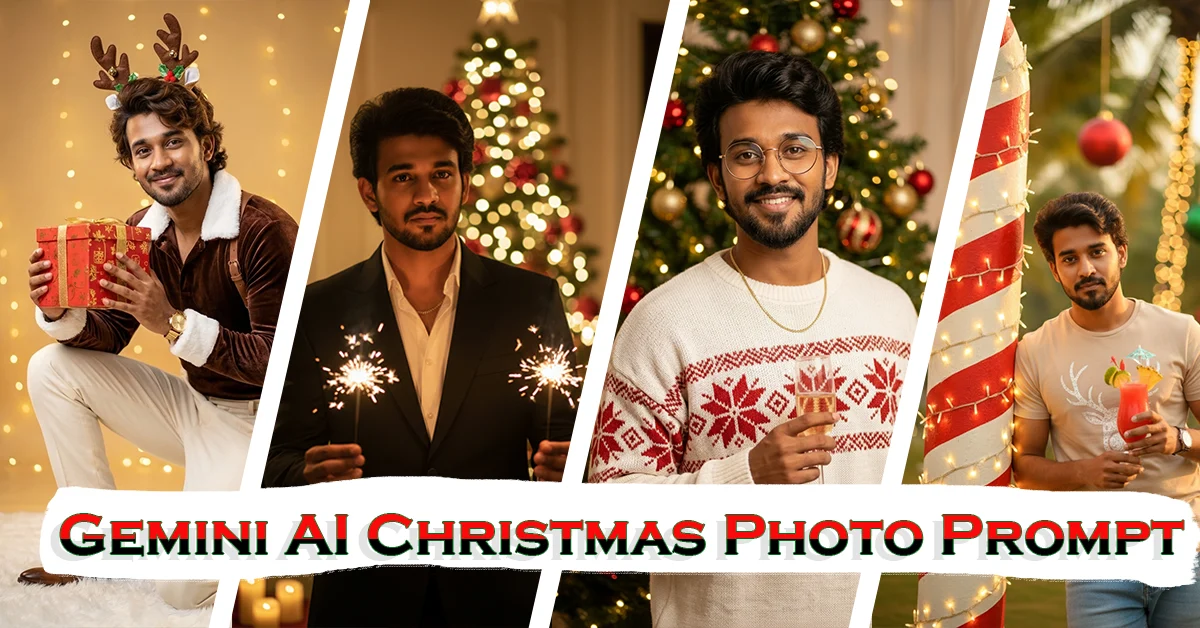 Ultra-Realistic Christmas Male Photo Prompt for Gemini AI