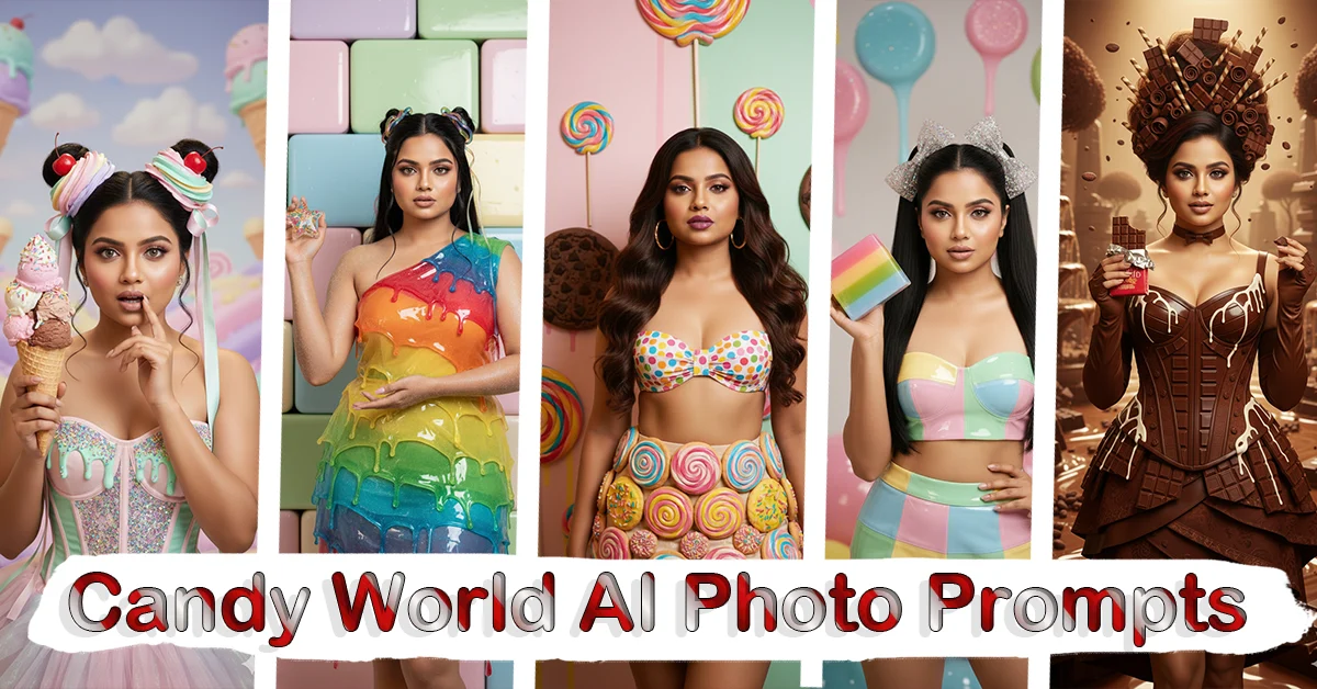 Candy World Fantasy: Stunning Ultra-Detailed Photo Prompt for AI Art