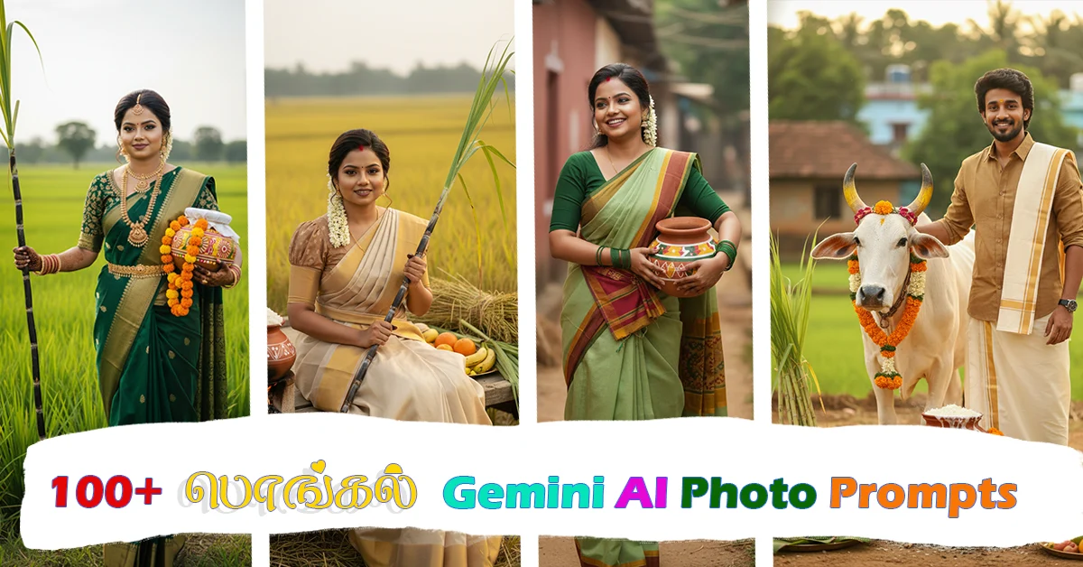 100+ Best Pongal Photo Prompts: Create Stunning Traditional Pongal