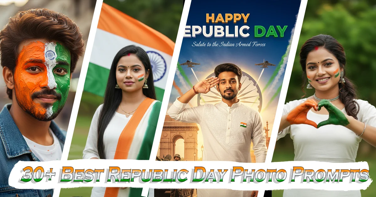 30+ Republic Day Photo Prompts for Stunning AI Images (26 January Special)