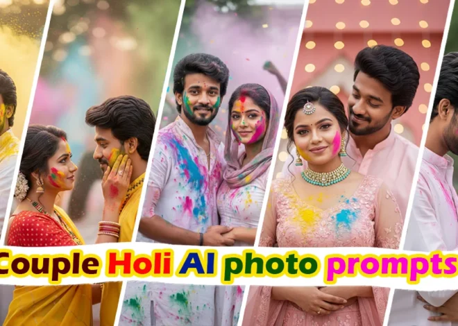 Romantic Couple Holi Photo Prompts for Stunning Festival Pictures