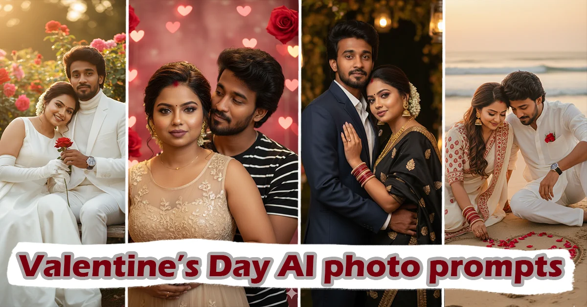 100+ Romantic Valentine’s Day Ai Photo Prompts for Couples