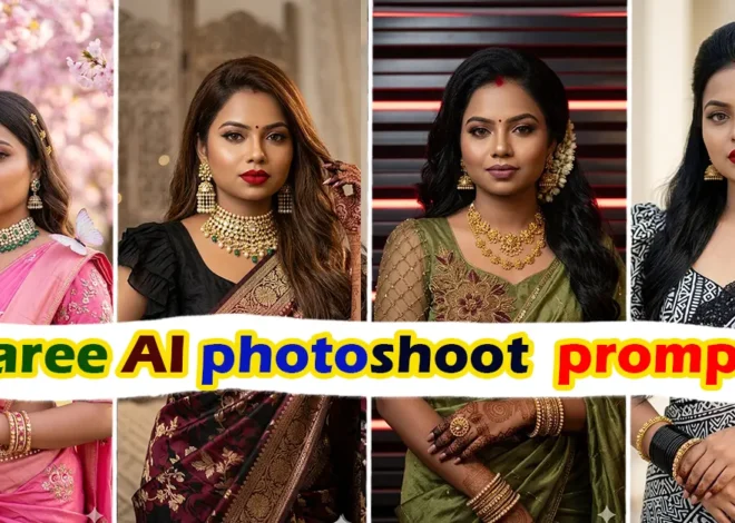 Stunning Traditional Saree Collection: Photo Prompt Ideas