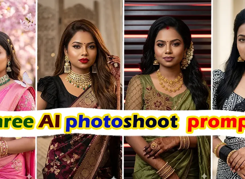 Stunning Traditional Saree Collection: Photo Prompt Ideas