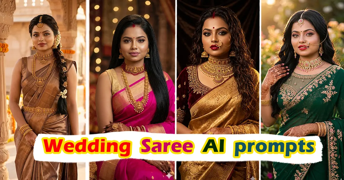 Top Wedding Saree Prompts to Create Viral Bridal Designs in 2026