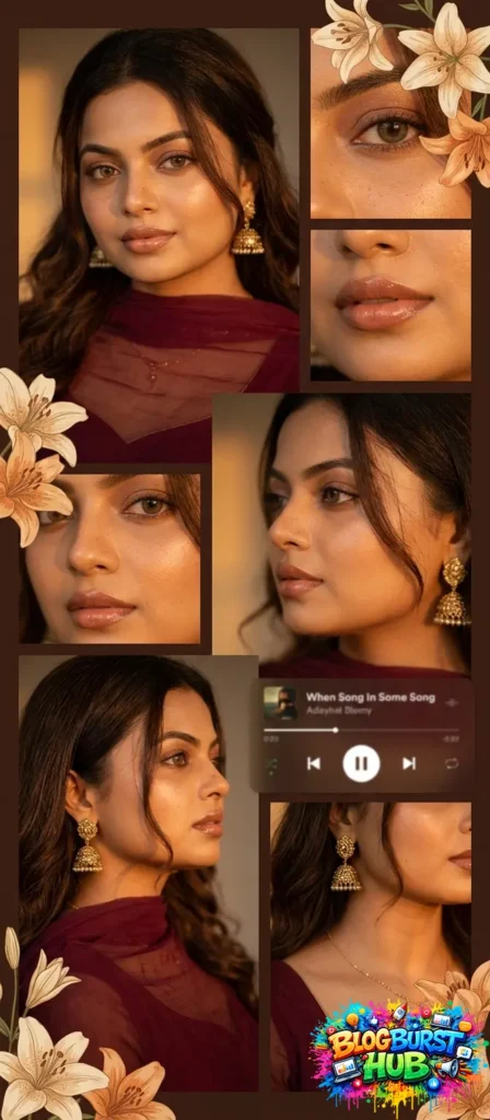 cinematic portrait collage warm tones aesthetic Instagram editing style