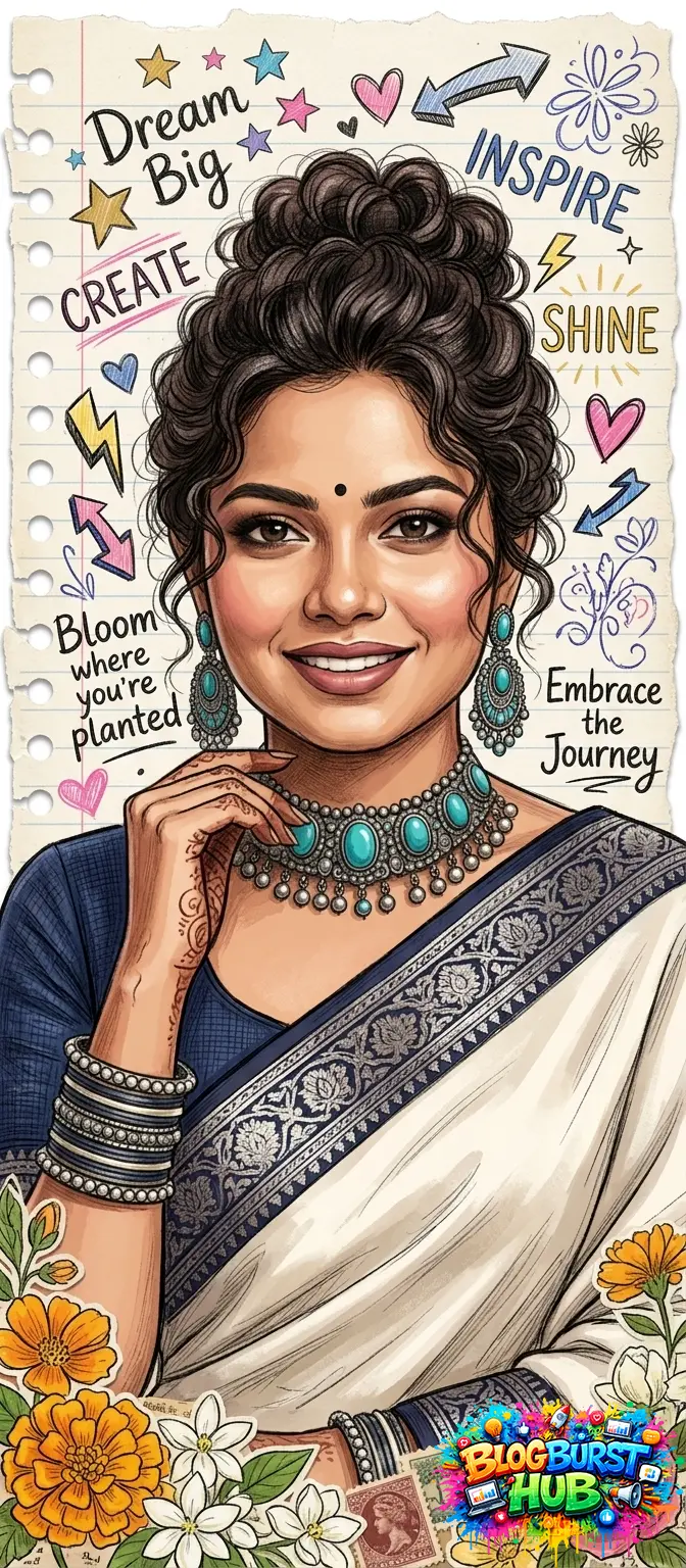 woman in white saree elegant portrait traditional Instagram content idea