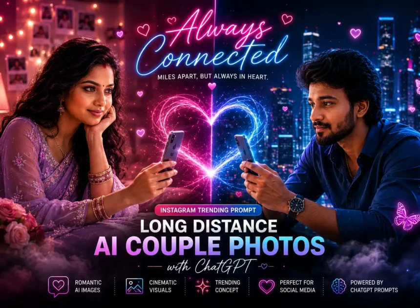 Instagram Trending Prompt for Long Distance AI Couple Photos with ChatGPT
