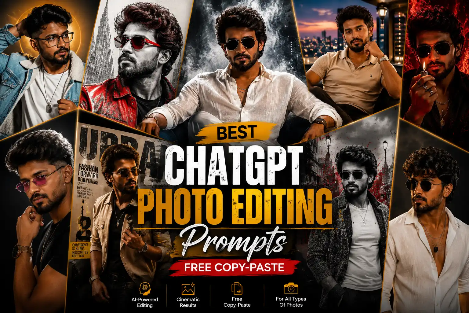Best ChatGPT Photo Editing Prompts: Free Copy-Paste