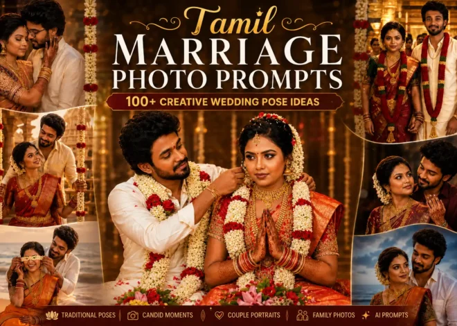 Tamil Marriage Photo Prompts: 100+ Creative Wedding Pose Ideas (2026)