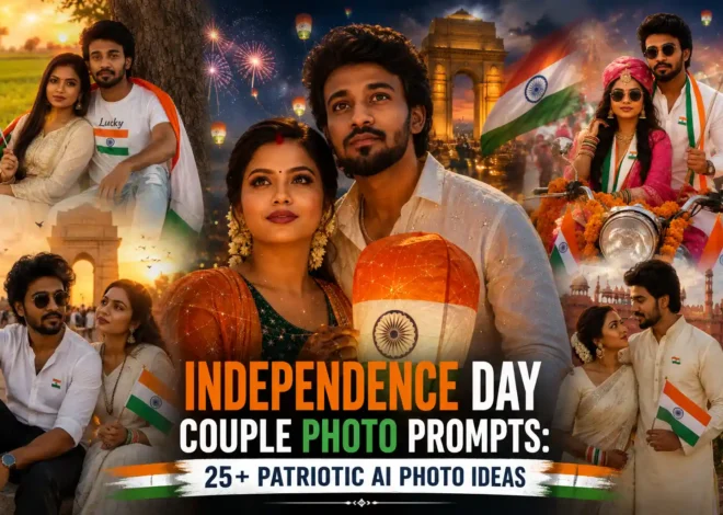 Independence Day Couple Photo Prompts: 25+ Patriotic AI Photo Ideas