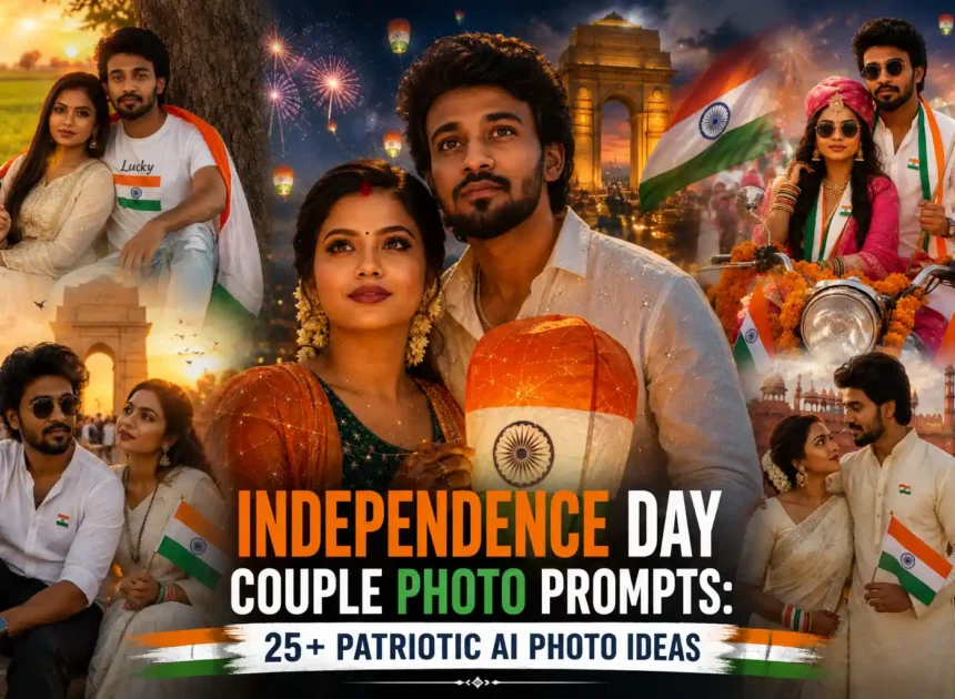 Independence Day Couple Photo Prompts: 25+ Patriotic AI Photo Ideas