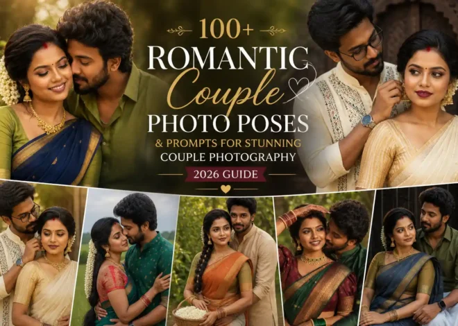 100+ Romantic Couple Photo Poses & Prompts for Stunning Couple Photography (2026 Guide)