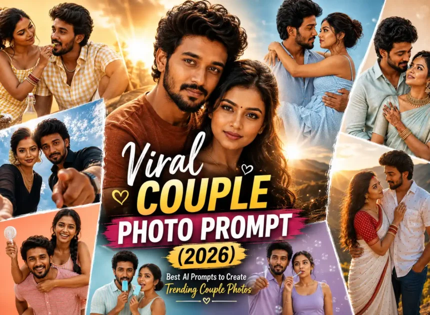 Viral Couple Photo Prompt (2026): Best AI Prompts to Create Trending Couple Photos