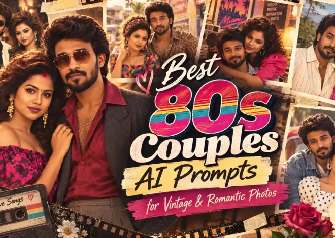 Best 80s Couples AI Prompts for Vintage & Romantic Photos