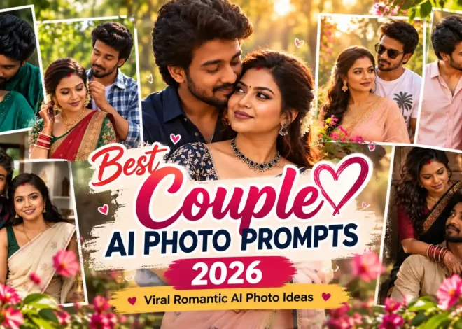Best Couple AI Photo Prompts 2026 ❤️ | Viral Romantic AI Photo Ideas