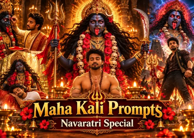 Navarathri Divine Maha Kali photo prompt : Powerful Goddess Kali Photos for Divine Energy