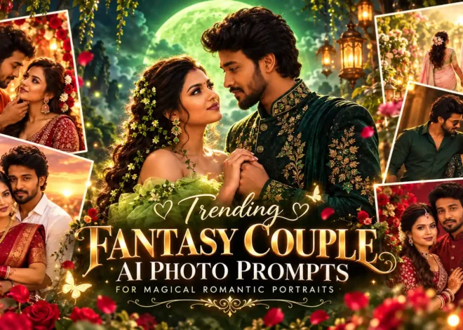 Trending Fantasy Couple AI Photo Prompts for Magical Romantic Portraits