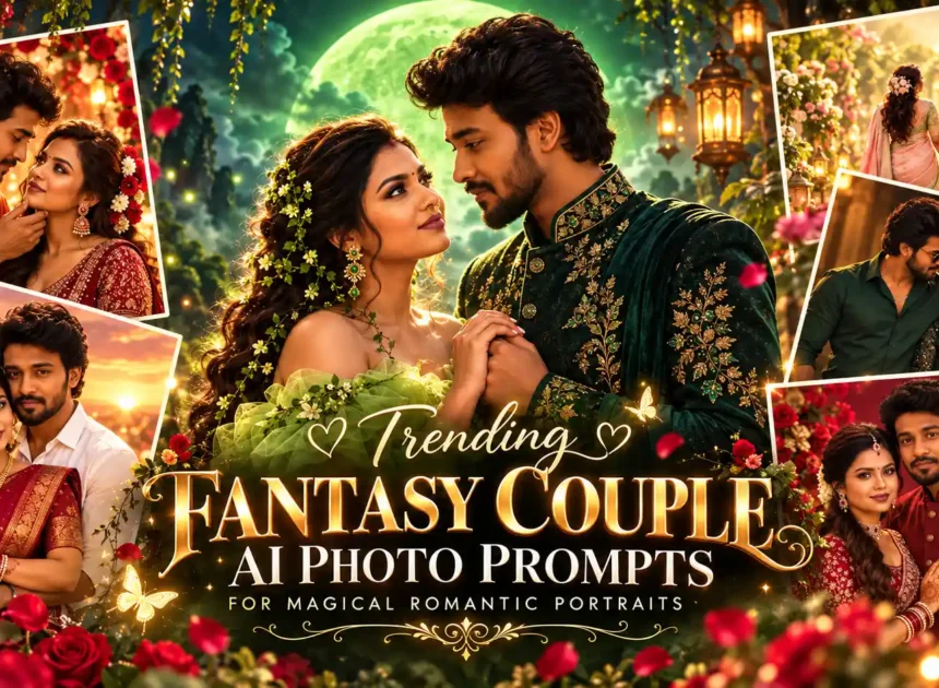 Trending Fantasy Couple AI Photo Prompts for Magical Romantic Portraits